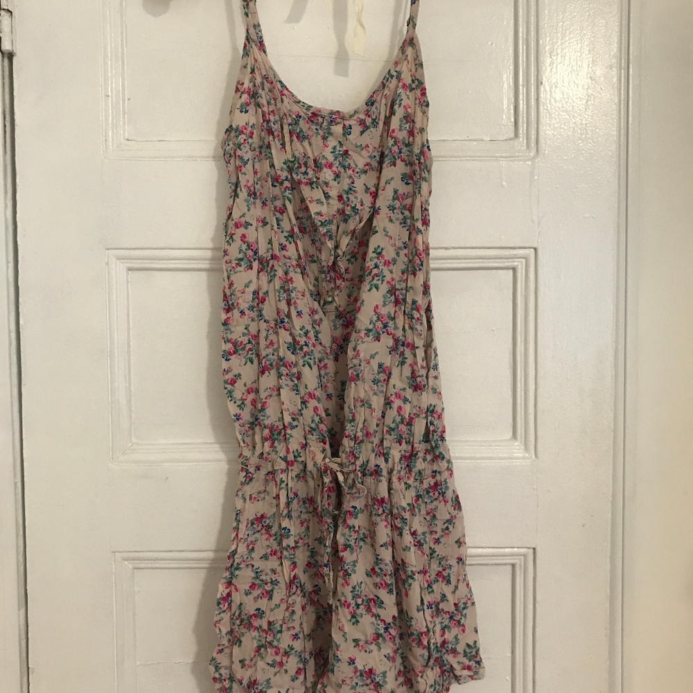 Loose Floral Romper